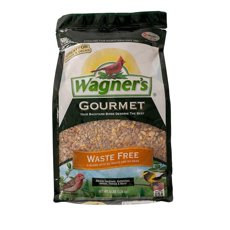 Wagner's 82056 Gourmet Waste Free Wild Bird Food, 5-Pound Bag - Image 1